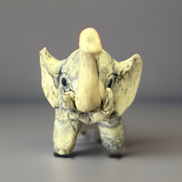 Unbranded | Accents | Vintage Crushed Shell Elephant | Poshmark